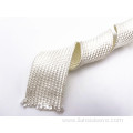 flexible heat insulation silica braided sleeve for cables